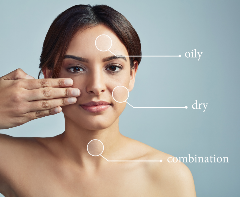 Les 5 différents types de peau